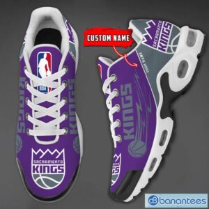 Sacramento Kings NBA Air Cushion Sports Shoes Custom Name TN Sneakers For Fans Product Photo 3