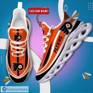 NHL Philadelphia Flyers Sneakers Clunky Max Soul Shoes Men Women Team Shoes Product Photo 1