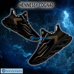 Hennessy Cognac Running Sneaker Black Logo Max Soul Shoes - Hennessy Cognac New Design Max Soul Shoes Photo 2