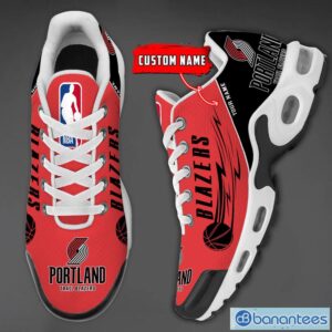 Portland Trail Blazers NBA Air Cushion Sports Shoes Custom Name TN Sneakers For Fans Product Photo 3