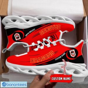 St. George Illawarra Dragons Personalized Name Gift Max Soul Shoes Men Women Team Shoes Product Photo 4