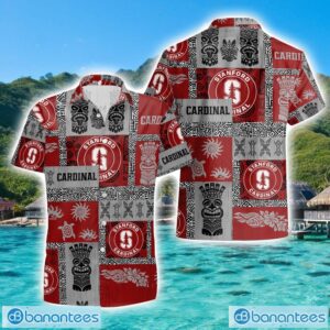 Stanford Cardinal Tiki Vintage Patterns Hawaiian Shirt Summer Gift Product Photo 1