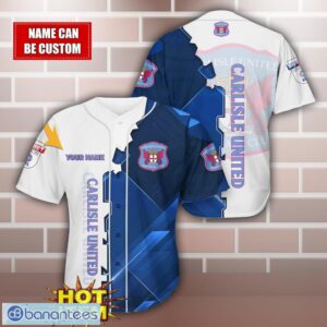 Carlisle United Personalized Name 3D Baseball Jersey Shirt Product Photo 1