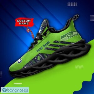 Seattle Seahawks NFL Max Soul Shoes Sneakers Custom Name All Printed Logo Team For Fans Product Photo 5