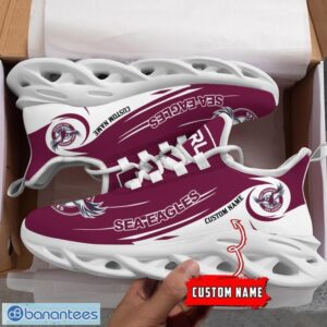 Manly Sea Eagles Personalized Name Gift Max Soul Shoes Men Women Team Shoes Product Photo 4