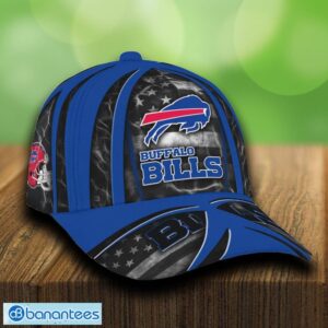 Buffalo Bills USA Flag Patriotic Cap & Hat Print Independence Day For Fans - Buffalo Bills USA Flag Patriotic Cap_1