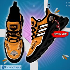 Custom Name For Fans NRL Wests Tigers Personalized Max Soul Shoes Running Sneakers Product Photo 4