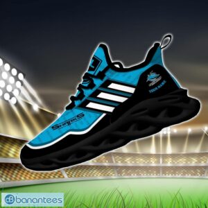 Custom Name For Fans NRL Cronulla Sharks Personalized Max Soul Shoes Running Sneakers Product Photo 2