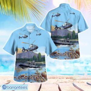 Massachusetts State Police Marine Unit And EC135T2+ Summer Hawaiian Shirt For Men Women Product Photo 1