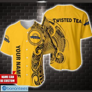 Twisted Tea Personalized Name Vinatge Baseball Jersey Shirt For Men And Women Product Photo 1