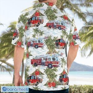 Sawmills Volunteer Fire and Rescue 3D Summer Aloha Hawaiian Shirt Product Photo 2