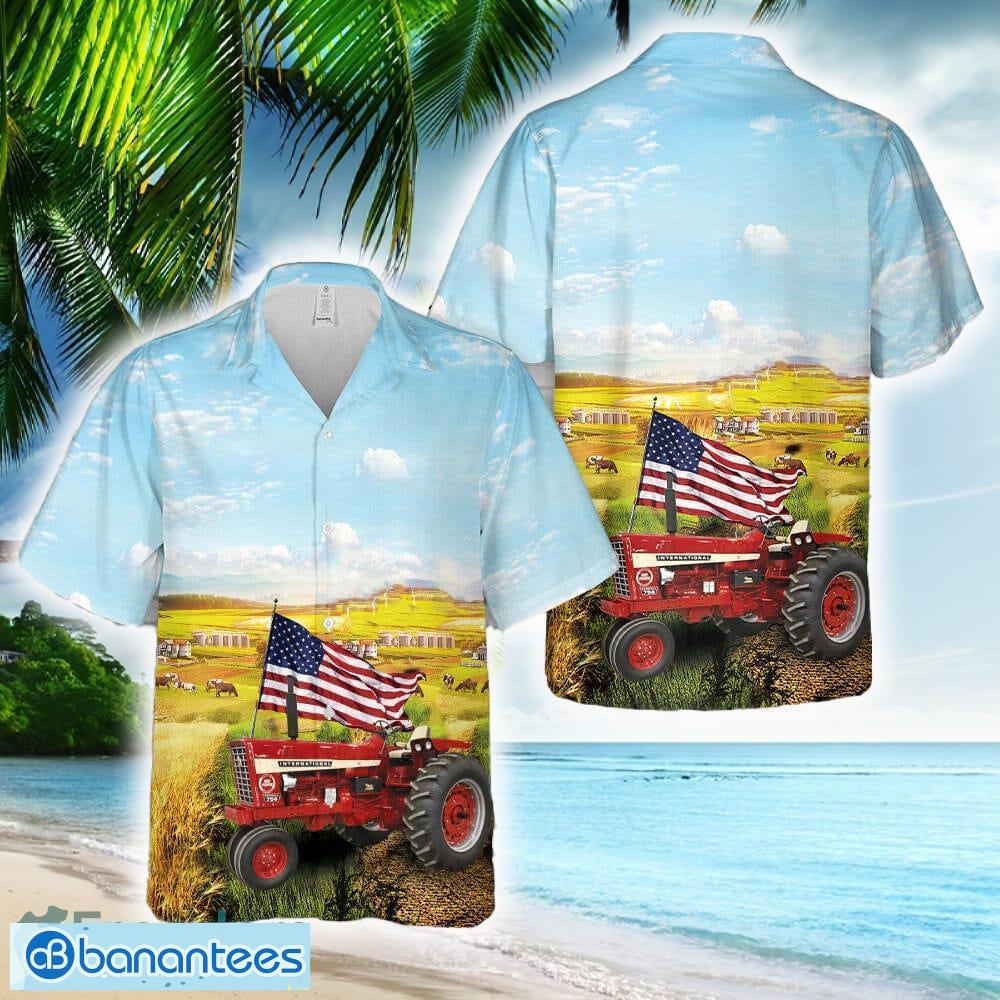 1967 international harvester 756 red tractor hawaiian shirt image 1967 International Harvester 756 Red Tractor Hawaiian Shirt - 1967 International Harvester 756 Red Tractor Hawaiian Shirt