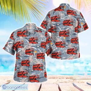 United Kingdom, Double-decker Bus New Routemaster Hawaiian Shirt Summer Beach Shirt Product Photo 1