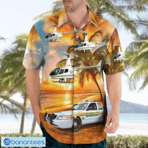 Polk County Sheriff Ford Police Interceptor & R66 3D Summer Aloha Hawaiian Shirt Product Photo 3