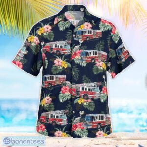 Sutton Fire Department, Massachusetts 3D Hawaiian Shirt Product Photo 2