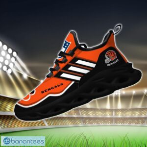 Custom Name NFL Cincinnati Bengals Sneakers Sport Team Max Soul Shoes For Men Women Product Photo 2