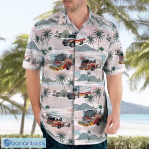 Weston, Broward County, Florida, Weston Fire Department Aloha Hawaiian Shirt Product Photo 4