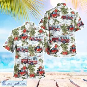 Sawmills Volunteer Fire and Rescue 3D Summer Aloha Hawaiian Shirt Product Photo 1