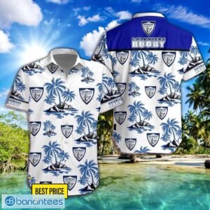 Colomiers Rugby Hawaiian Shirt And Shorts 3D Printing Hawaii Summer Gift Product Photo 1
