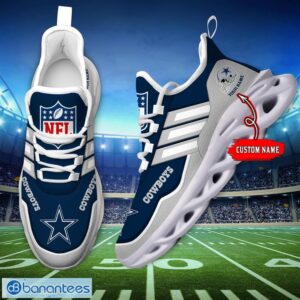 Custom Name NFL Dallas Cowboys Sneakers Sport Team Max Soul Shoes For Men Women Product Photo 6