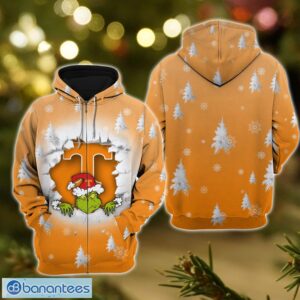 Tennessee Volunteers Grinch 3D T-Shirt Hoodie Sweatshirt Gift For Christmas Product Photo 5