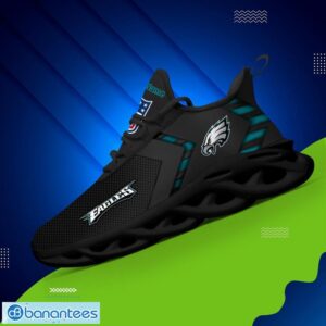 NFL Philadelphia Eagles Ultra Sneakers Personalized Name For Fans Max Soul Shoes Product Photo 2