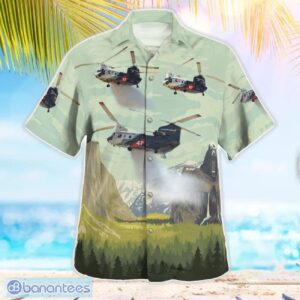 Orange County Fire Boeing CH-47 Chinook Beach Hawaiian Shirt Summer Gift Product Photo 2