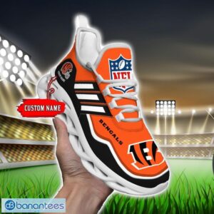 Custom Name NFL Cincinnati Bengals Sneakers Sport Team Max Soul Shoes For Men Women Product Photo 1