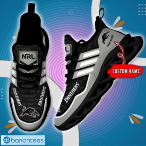 Custom Name For Fans NRL Penrith Panthers Personalized Max Soul Shoes Running Sneakers Product Photo 4