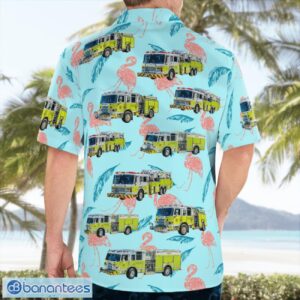 Pennsylvania, Fort Washington Fire Company Aloha Hawaiian Shirt Light Blue Product Photo 2