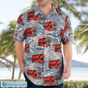 United Kingdom, Double-decker Bus New Routemaster Hawaiian Shirt Summer Beach Shirt Product Photo 4