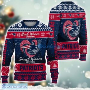 New England Patriots Logo Ugly Christmas Sweater For Fans Men And Women Christmas Gift Ideas Product Photo 2