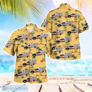Florida, Volusia County EMS Aloha Hawaiian Shirt Product Photo 1