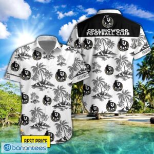 Collingwood Football Club Hawaiian Shirt And Shorts 3D Printing Hawaii Summer Gift Product Photo 1