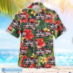 Fort Lee Volunteer Fire Department Hawaiian Shirt Beach Summer Shirt Product Photo 3