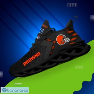 NFL Cleveland Browns Ultra Sneakers Personalized Name For Fans Max Soul Shoes Product Photo 2