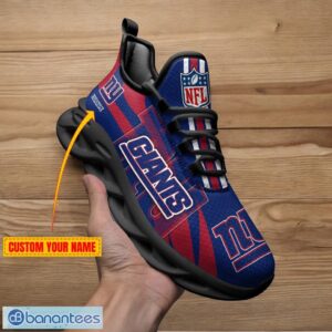 New York Giants Max Soul Shoes 3D Logo Trending For Men Women Custom Name Shoes Product Photo 1