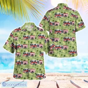 Raleigh Fire Department (RFD), North Carolina Fire Engine Hawaiian Shirt Beach Summer Shirt Product Photo 1