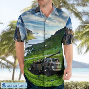 French Army CAESAR 155mm Self-Propelled Artillery 3D Hawaiian Shirt Gift For Summer Product Photo 3