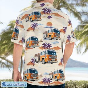 Wheeling, WV Fire Department 3D Summer Aloha Hawaiian Shirt Product Photo 2