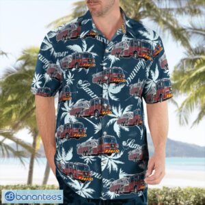 Winter Haven Fire Department Tropical Hawaiian Shirt Beach Summer Shirt Product Photo 3