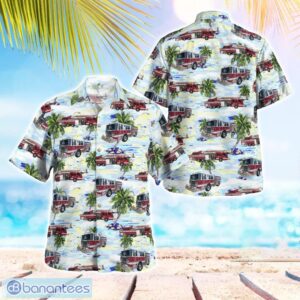 Town of Clarksville, Indiana, Clarksville Fire Department Summer Hawaiian Shirt For Men Women Product Photo 1