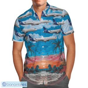 Sweden Scandinavian Airlines SAS Airbus A321-253NX Hawaiian Shirt Gift For Summer Vacation Product Photo 2