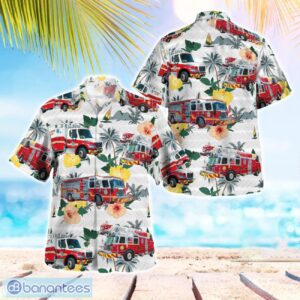Florida, Pasco County Fire Rescue Aloha Hawaiian Shirt Product Photo 1