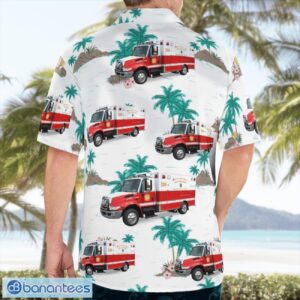 Odenton Volunteer Fire Company Ambulance 289 3D Hawaiian Shirt Product Photo 2
