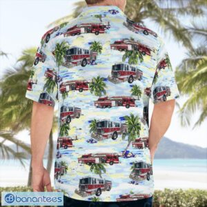 Town of Clarksville, Indiana, Clarksville Fire Department Summer Hawaiian Shirt For Men Women Product Photo 2