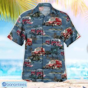 Seven Hills, Ohio, Seven Hills Fire Department Summer Hawaiian Shirt For Men Women Product Photo 3