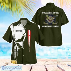 Custom Name RCAF Boeing CH-147F Chinook Hawaiian Shirt Gift For Summer Vacation Product Photo 1