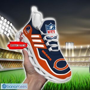 Custom Name NFL Chicago Bears Sneakers Sport Team Max Soul Shoes For Men Women Product Photo 1