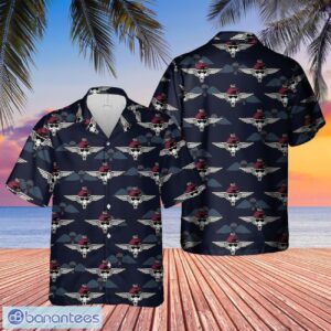 UK Parachute Regiment Maroon Skull Badge Hawaiian Shirt Beach Summer Shirt + Shorts Product Photo 1